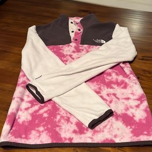 Girls NorthFace 3 snap fleece.